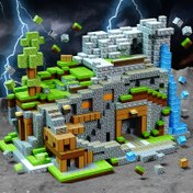 Resim 50-3000 Adet Rastgele Manyetik Yapı Blokları Seti, DIY 3D Puzzle Oyuncak, Yaratıcı Ev Dekoru, Mükemmel Noel Hediyesi, Çok Renkli Plastik İnşaat Kiti, Noel İçin En İyisi 