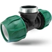 Resim Wovna Poelsan Siyah 25X1/2X25 Kablin Dişi Te 