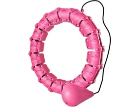 Resim Leyaton Akıllı Çemberi 24 Bölüm Parça Pembe Renk Spor Egzersiz Halkası 