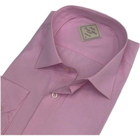 Resim Linen Keten Klasik %100 Cotton Uzun Kollu Terletmeyen Pembe Gömlek Regular Kalıp -10328 Pembe 