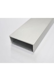 Resim Şahin Alüminyum Kutu Profil Alüminyum Dikdörtgen Profil 1,2 mm Kalınlık ( 2 cm X 5 cm x 200 cm ) 