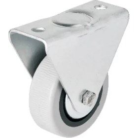 Resim 106 - 50 mm Sabit Kapaklı Gri Pvc Teker 