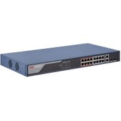 Resim Hikvision DS-3E1318P-EI 16 Port 10/100 Smart Yönetilebilir Poe Switch 