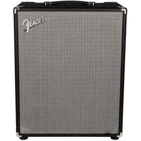 Resim Fender Rumble 500 Bas Gitar Amfisi - Black/Silver 