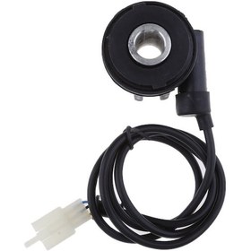 Resim Maoyaya Suntek Motosiklet Dijital Km Sayacı Hızlı Montaj Kph Sensör Kab Siyah 