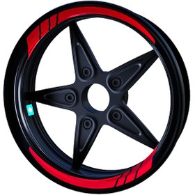 Resim Reflektif Kırmızı Moto GP İç Jant Şeridi Sticker Çınar Extreme 