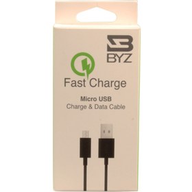 Resim BYZ Fast Charge Micro Usb Data ve Şarj Kablosu - Siyah 