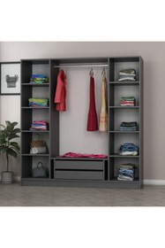 Resim Minar Kale 210cm 4 Bolme 2 Cek Gıyınme Dlp Antr 