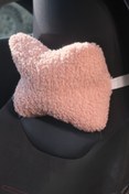 Resim Genel Markalar Pembe Teddy Boyun Yastığı, Rahat ve Şık Tasarım 
