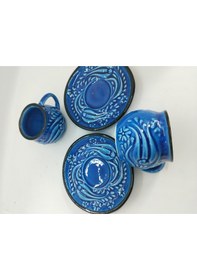 Resim Espresso Fincan Takımı 2 Kişilik Sarı - Çok Renkli 