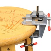 Resim Heavy-Duty Mini Masa Mengenesi - Ergonomik Kırmızı Saplı Kompakt Çelik Yapı, Ahşap İşleri, Metal İşçiliği ve Laboratuvar & DIY Projeleri için Hassas Sıkma, Ev Atölyesi & Profesyonel Kullanım için Taşınabilir Tezgah Mengenesi, Ahşap İşleme Aracı, Sağlam Görünüm, Dayanıklı Yapı, Sağlam Tasarım, Yüksek Kaliteli Alet, El Sanatları Profesyonelleri 