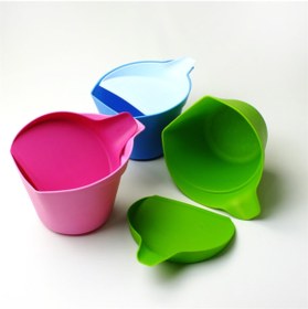 Resim Çokuygunuz Ev Ofis Mutfak Tezgah Masa Üstü Plastik Faraşlı Çöp Kovası 