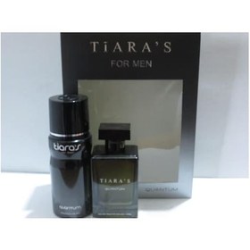 Resim Tiara's Quantum Erkek Parfüm EDT 100 ML + Deodorant 150 ML 