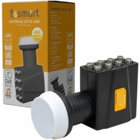 Resim T&Smart 0.8db Ultra Hd 4K Unıversal Sekiz Çıkışlı Lnb 