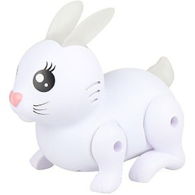 Resim Dans Eden Robot Tavşan Oyuncak Sesli Işıklı Parlayan Kulaklı Tavş 