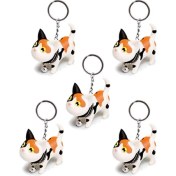 Resim Explosion1 5 Adet Anahtarlık Gösterişli Sevimli Kedi Tasarımı Bir Süs Veya Çantası Kedi Çiçeği (Yurt Dışından) 