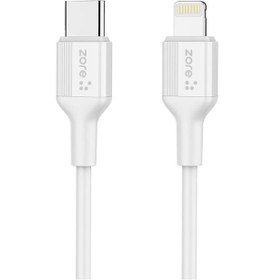 Resim Effox Play Serisi Pl08 Type-c To Lightning 2in1 Pd Seyahat Şarj Aleti 20w - Beyaz Beyaz 