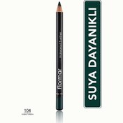 Resim Flormar Suya Dayanıklı ve Yoğun Pigmentli Mat Göz Kalemi 104 Cobalt Green 