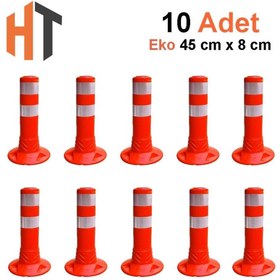 Resim Hayat Trafik 45 cm EKO, Trafik Delinatörü Seti - 10 Adet 