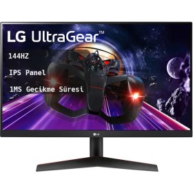 Resim LG 24GN60R-B Ultragear 23,8" 1ms 144Hz Full Hd IPS Gaming Monitör 