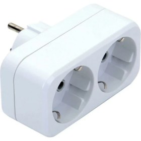 Resim Repplam DEPA 2 Adet İkili Golyat Priz Çoklayıcı Çoğaltıcı Kablosuz Ikili Priz Topraklı 