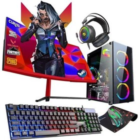 Resim Zeiron Rx50 i5-3470 16 GB 500 GB HDD+256 GB SSD RX550 23.8" Free Dos Masaüstü Oyuncu Bilgisayarı 