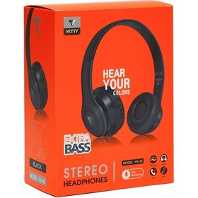 Resim Genel Markalar Yetty Yk-30 Extra Bass Mikrofonlu Kulak Üstü Büyük Kulaklık Siyah 