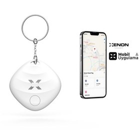 Resim Xenon Smart Air Tag Kayıp Eşya Bulucu İOS Uyumlu Akıllı Bluetooth X6605 