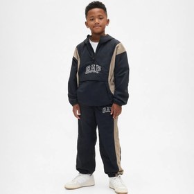 Resim Gap Logo Jogger Çocuk Siyah Eşofman Altı 