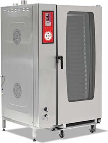 Resim Empero EMP.GKF.40 Plus Konveksiyonel Fırın - Gazlı - 40 GN-1/1 (20 GN-2/1) - kit arabalı - Doğalgazlı 