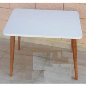 Resim Depolife Ilk Ofisim Çocuk Ders Çalışma Masası Ahşap Konik Ayaklı 