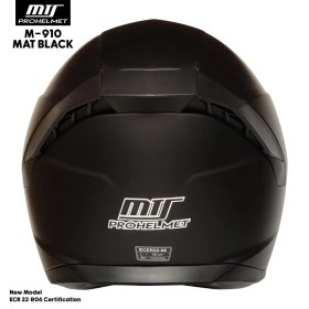 Resim Mts M 910 Güneş Vizörlü Dot/Ce Onaylı Full Face Motosiklet Kaskı Siyah 