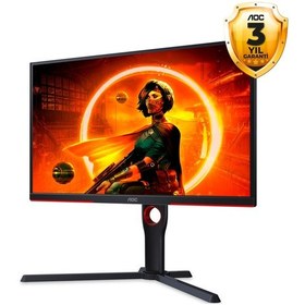 Resim Aoc 25G3ZM/BK 24.5" 0.5 MS 240 Hz HDMI DP Adaptive Sync Full HD Yükseklik Ayarlı VA Monitör 