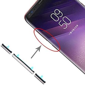 Resim LISUHONG BMSD AYD 10 Set Yan Tuşlar Galaxy S8 / Galaxy S8+ (Siyah) için (Renk: Gümüş) 