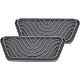 Resim 2pcs Buzdolabı Damla Catcher Tepsi Mini Buzdolabı Damla Tepsisi Buz ve Su Dağıtıcı Tavan Buzdolabı Dökülür Su Pad (Yurt Dışından) 