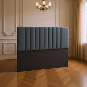 Resim Mobpazar Lotus Yatak Başlığı Antrasit Modern Tasarım 120x100 cm Suntalam Malzeme 