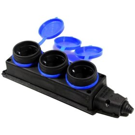 Resim orel Kauçuk 3'lü Grup Priz Kablosuz 