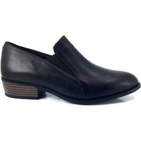 Resim Mammamia D24ka-3465 Hakiki Deri Kadın Ayakkabı - Siyah 