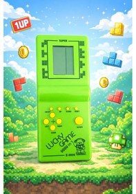 Resim Nostaljik i El Oyunu Yeşil Tetris 