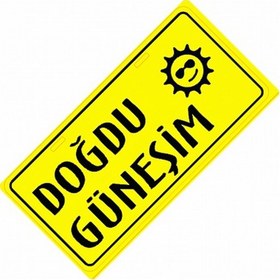 Resim Doğdu Güneşim Yazılı Sök-tak-pratik Vantuzlu Yeni Nesil Dekor P 