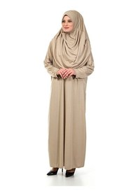 Resim Tek Parça Namaz Elbisesi - Seccade - Tesbih - Ibadet Seti - Vizon 