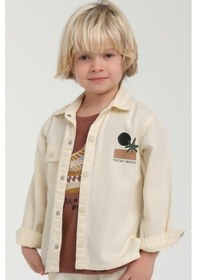 Resim Xo Kids Erkek Çocuk Gömlek 1-4 Yaş 2557 Ekru 