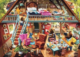 Resim Ravensburger 1000 Parça Puzzle Goldilocks ve Üç Ayı 173112 