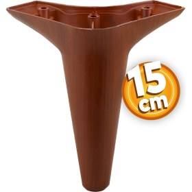 Resim Badem10 Aspen Lüks Mobilya Kanepe Koltuk Tv Ünitesi Baza Yükseltici Ayağı Ayakları 15 Cm Ahşap Desenli Ayak 