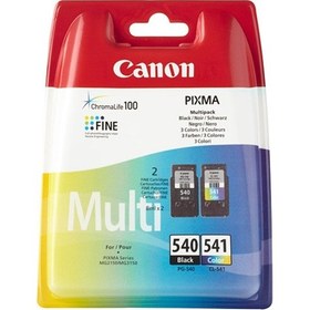 Resim Canon Pg 540 Cl 541 Renkli Siyah 2'Li Set Kartuş 