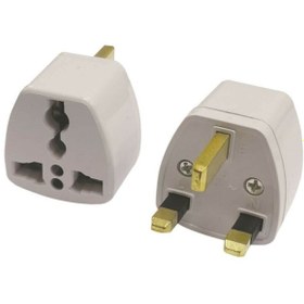 Resim NcpLine Laptop Uyumlu Ingiliz Ingiltere Elektrik Priz Fiş Çevirici Dönüştürücü Adaptör Aparat Dönüştürücü 