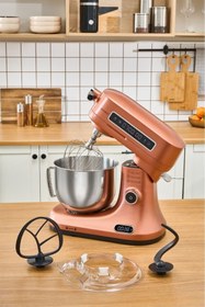 Resim Karaca Pro Artisan Zaman Ayarlı Tartılı Mutfak Şefi Copper Glow 1600W 5 Litre 