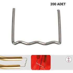 Resim Prolektro 200 Adet 0,8 mm Düz Tip Dalgalı Kaynak Zımba Teli 