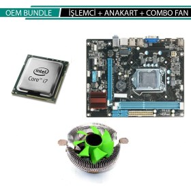 Resim Intel I7 2. Nesil + Anakart H61 1155PIN + Fan 