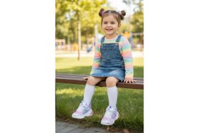 Resim Ayakkabı Fuarı Elit LS-B-02-26Y Bebe Kız Çocuk Yürüyüş Ayakkabısı Beyaz - Lila 